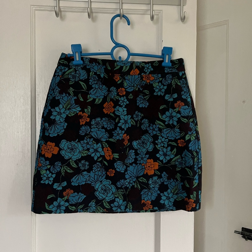 The Loft Floral Mini Skirt
